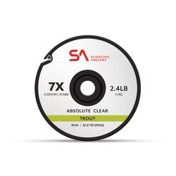 Scientific Anglers Absolute Trout Tippet 30M in Clear